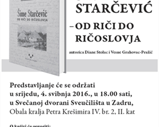 Predstavljanje knjige „Šime Starčević – od riči do ričoslovja“